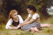 William-Adolphe Bouguereau The Nut Gatherers oil painting artist